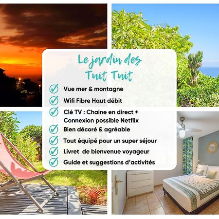 Le Jardin Des Tuit Tuit * Vue Mer * Cozy Saint-Leu Exterior photo